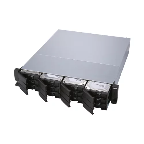 Полка расширения сетевого хранилища без дисков/ SMB QNAP TL-R1200S-RP SATA 6GB/ s JBOD storage enclosure, 12-tray 3,5