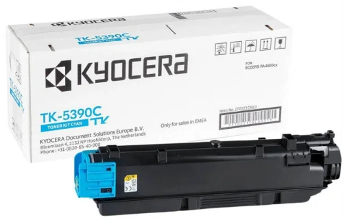 Тонер Kyocera Тонер-картридж TK-5390C для ECOSYS PA4500cx голубой (13000 стр.) (1T02Z1CNL0)