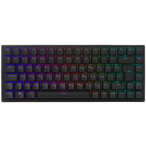 Клавиатура Royal Kludge RK84 Black USB/ 2.4 GHz/ Bluetoth, RGB, Hot Swap, Red switch (RK84 BLACK (RED SWITCH))