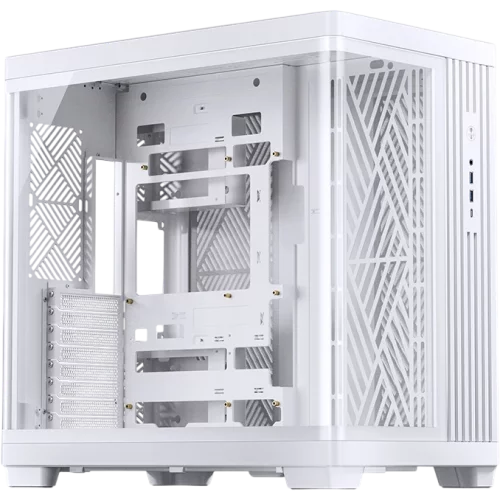 Корпус без блока питания/ Case JONSBO TK-4, Midi-Tower, TG, no fan, 2xUSB-A 3.0 + 1xUSB-C 3.2, ATX, mATX, mITX White (TK-4 WHITE)