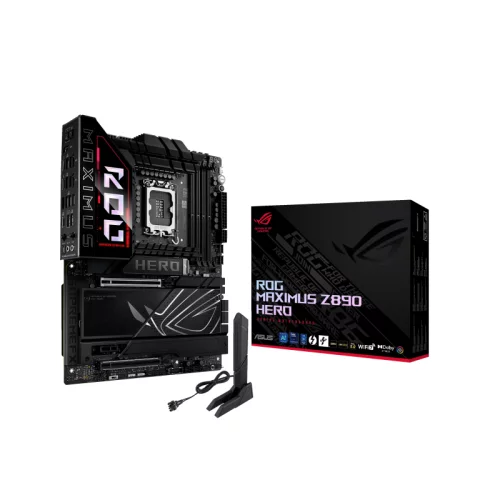 Материнская плата/ MB ASUS INTEL Z890 s1851, 4xDDR5(192GB), 1xPCIe 5.0x16, 1xPCIe 4.0x16, 1xPCIe 4.0x1, 1xLAN(5GbE) + 1xLAN(2.5GbE), Wi-Fi, BT, 4xSATA 6Gb/s, 6xM.2, 2xThunderbolt 4 (USB-C), 1xUSB-C, 8xUSB 3.2, ATX, 90MB1ID0-M0EAY0