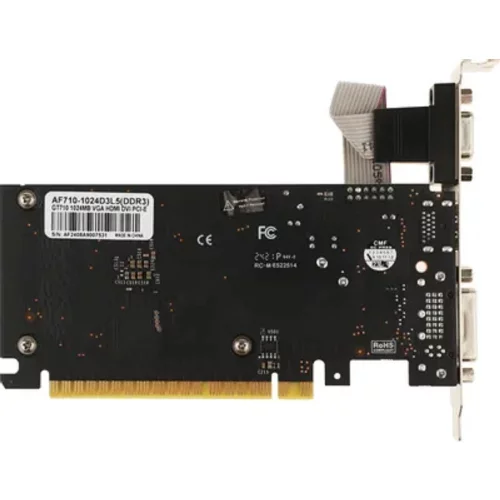 Видеокарта PCIE16 GT710 1GB DDR3 AF710-1024D3L5 AFOX фото 2