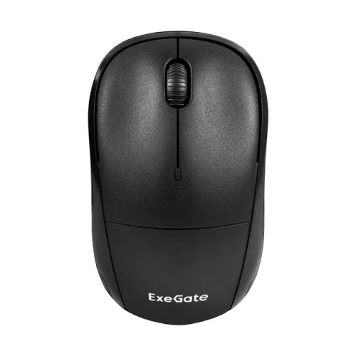 Exegate EX294837RUS Беспроводная мышь ExeGate Professional Standard SR-9065 (радиоканал 2,4 ГГц, USB, оптическая, 1000dpi, 3 кнопки и колесо прокрутки, черная, Color Box) фото 3