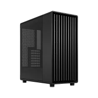 Корпус Компьютер без блока питания/ Case Fractal Design North TG Momentum Edition, Midi-Tower, 3x120mm, 2xUSB-A 3.2 + 1xUSB 3.2 Type-C ATX, mATX, mITX Wood panel, Black (FD-C-NOR1C-05)