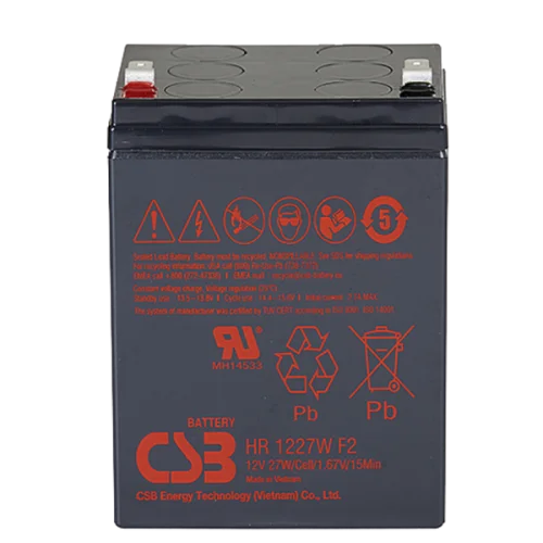 CSB Аккумуляторная батарея для ИБП (12V/ 7.5Ah) (HR1227W F2 CSB)