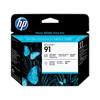 Картинка Печатающая головка HP 91 черная и светло-серая (C9463A) 