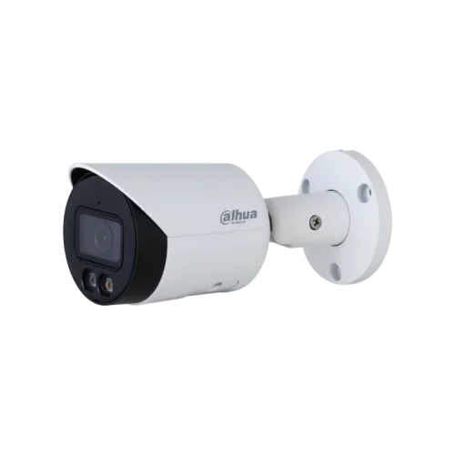 DAHUA DH-IPC-HFW2449SP-S-LED-0360B Уличная цилиндрическая IP-видеокамера Full-color с ИИ 4Мп, 1/ 2.9” CMOS, объектив 3.6мм, видеоаналитика, LED-подсветка до 30м, IP67, корпус: металл
