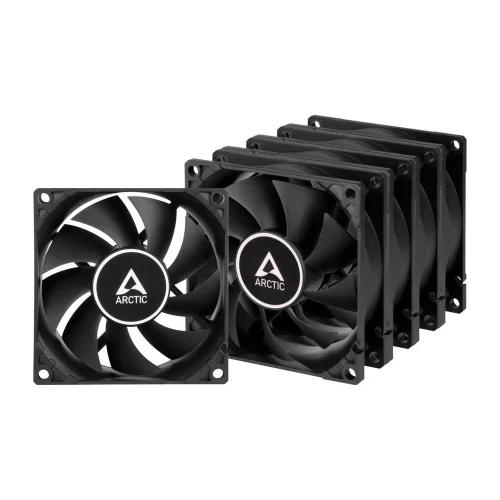 Вентилятор Arctic Cooling Вентилятор корпусной ARCTIC SF8 PWM PST (Black) Value pack (5pc) (ACFAN00261A)