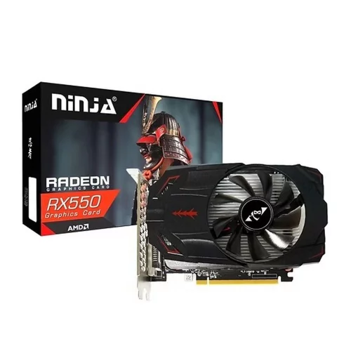 Видеокарта Ninja (Sinotex) RX550 8GB GDDR5 128bit DVI DP HDMI 1FAN RTL (AKRX55085F)