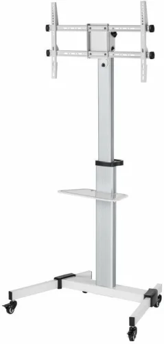 Подставка для телевизора Ultramounts UM307W белый 37-86 макс.50кг напольный мобильный (1982719) (1982719#MLN) фото 4