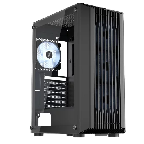 1STPLAYER BULLET HUNTER H6 ARGB Black / ATX / 4x120mm ARGB fans / H6-BK-4F7