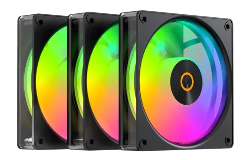 Вентилятор для корпуса Ocypus Gamma F12 Elite BK ARGB REVERSE BLADE 3 IN 1, 120x120x25mm, 4-PIN PWM, 600-1800 RPM, 26 DBA MAX, HYDRO BEARING (GAMMA F12 ELITE BK ARGB REV. BLADE 3IN1)