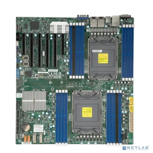 Материнская плата Supermicro Motherboard 2xCPU X12DPi-N6 3rd Gen Xeon Scalable TDP 270W/ 16xDIMM/ 14xSATA/ C621A RAID 0/ 1/ 5/ 10/ 2x1Gb/ 4xPCIex16, 2xPCIex8/ M.2Bulk (MBD-X12DPI-N6-B)