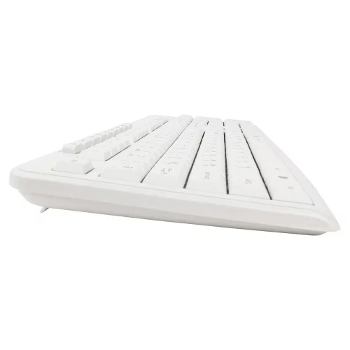 Клавиатура Gembird KB-8430M,{USB, белый, 113 клавиш, 9 кнопок управления мультимедиая, кабель 1,5м} фото 3