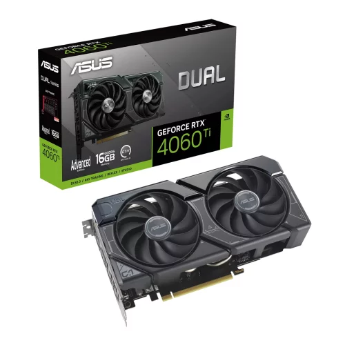 DUAL-RTX4060TI-A16G / RTX4060TI 16G,HDMI,DP*3,16G,D6 (90YV0JH7-M0NA00)