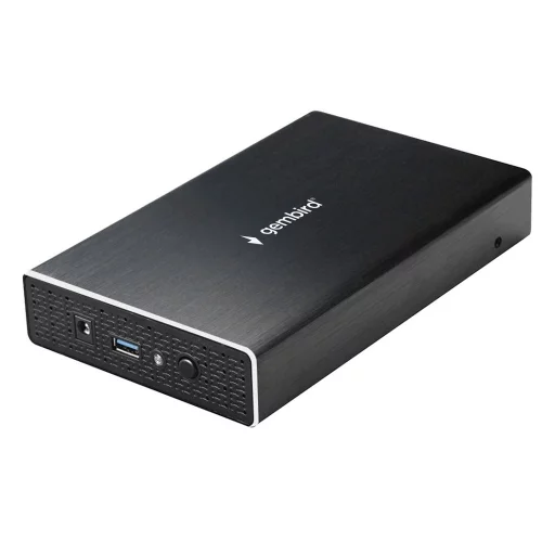 Gembird EE3-U3S-1 Внешний корпус USB 3.0 для 3.5 HDD/ SSD Gembird, порт Type-A, SATA III, металл, чёрный