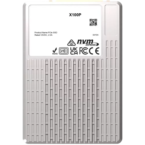 Phison X100P, 15360GB, U2/ U3, NVMe, PCIe Gen4x4, R/ W 7000/ 6800MB/ s, R/ W 1600K/ 180K IOPS, DWPD 1, non-OPAL, single port (XP106H0115T3P0116T300)