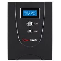 Источник бесперебойного питания CyberPower VALUE 2200ELCD, Line-Interactive, 2200VA/ 1320W, USB&Serial, RJ11/ RJ45, 4 Schuko, Black