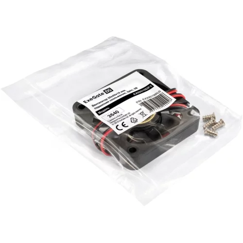 Exegate EX295199RUS Вентилятор 5В DC ExeGate EX05010S2P-5 (50x50x10 мм, Sleeve bearing (подшипник скольжения), 2pin, 5500RPM, 27dBA) фото 5