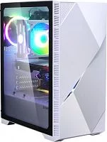 Корпус ZALMAN Z3 ICEBERG, ATX, WHITE, WINDOW, 5x3.5", 1x2.5", 2xUSB2.0, 1xUSB3.0, FRONT 1x120mm ARGB, REAR 1x120mm ARGB (Z3 ICEBERG WHITE)
