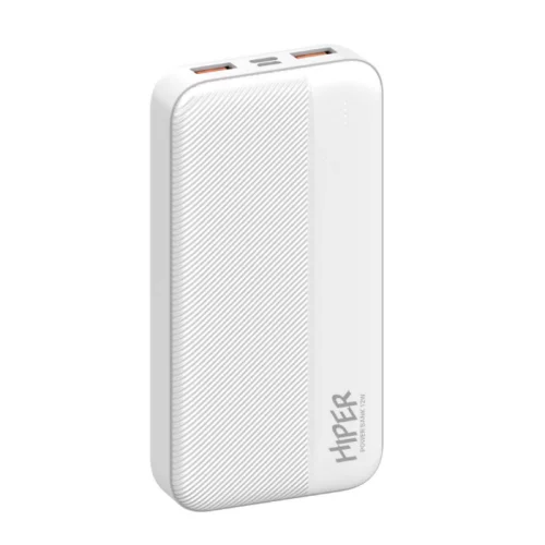 Внешний аккумулятор Hiper SM20000, 20000mAh, 2.4A, 2xUSB (SM20000 WHITE)
