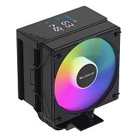 Вентилятор для процессора Coolleo CPU Cooler CL-B40S-DIG-BK-ARGB V2 Intel: LGA 115X/ 1200/ 1700/ 1851 AMD: AM4/ AM5 200W TDP (CL-B40S-DIG-BK-ARGB-V2)