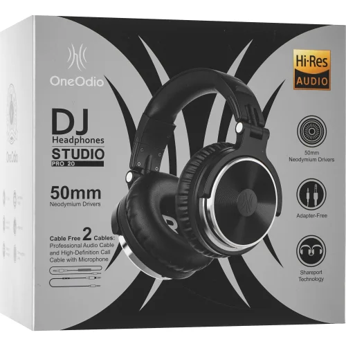 Гарнитура/ Гарнитура ONEODIO Studio Pro 20 Чёрный (6974028140489) фото 8