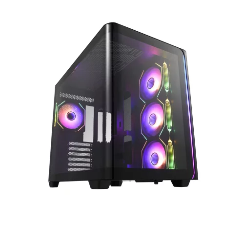 FSP Корпус mATX Minitower M580-BA, Black фото 2