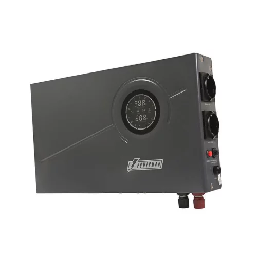 Источник бесперебойного питания/ POWERMAN Smart 800 INV, black, line-interactive, 800VA/480W, 140-275V, 2 Euro sockets, external battery 12V from 45Ah to 200Ah (not included), charging curr (POWERMAN SMART 800 INV GRAPHITE)