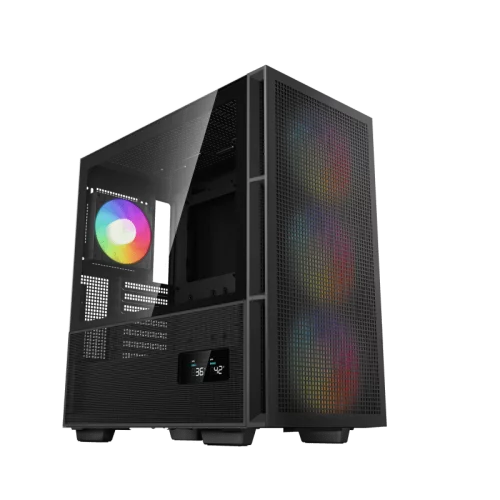 Корпус Deepcool CH560 DIGITAL без БП, боковое окно (закаленное стекло)[R-CH560-BKAPE4D-G-1]
