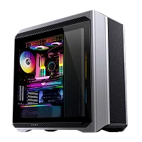 Корпус без блока питания/ Case JONSBO D500, Full-Tower, TG, 3x140mm ARGB, 2xUSB-A 3.2 + 1xUSB-C 3.2, E-ATX, ATX, mATX, mITX Silver (D500 SILVER)