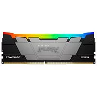 Память оперативная/ Kingston 8GB 3200MT/s DDR4 CL16 DIMM FURY Renegade RGB (KF432C16RB2A/8)