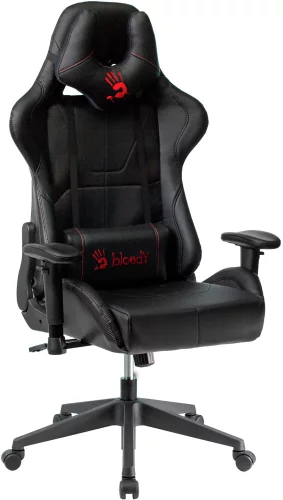 Кресло игровое A4Tech Bloody GC-500 черный экокожа крестов.