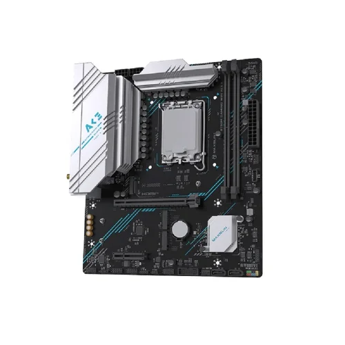 MAXSUN MS-B760M GAMING WIFI ACE 2 (Socket 1700, mATX, 2*DDR5, DP/2*HDMI, 2*SATA3, 3*M.2, 1xPCI-E x16 /1xPCI-E x4, 1*Type-C, 2*USB 2.0, 2*USB 3.2 , LAN 1*2.5G, Wi-Fi 6, ARGB, RTL) фото 3