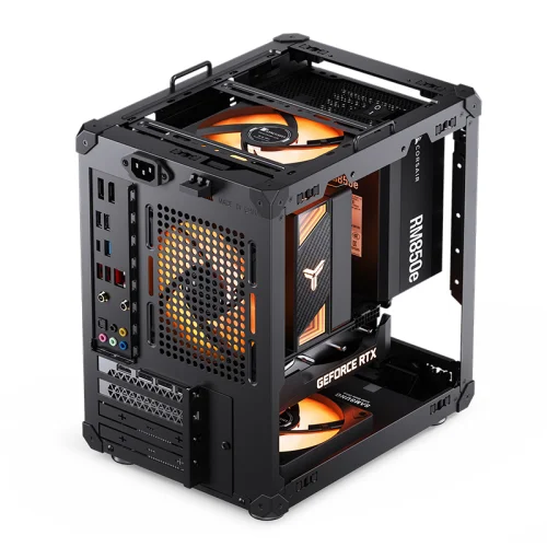 Корпус без блока питания/ Case JONSBO C6-ITX, Micro-Tower, no fan, 1xUSB-A 3.0 + 1xUSB-C 3.1, mDTX, mITX Black (C6-ITX BLACK) фото 5