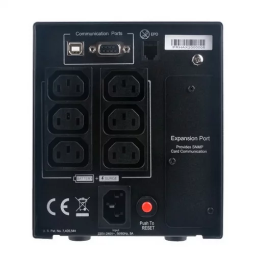 ИБП CyberPower PR750ELCD, Line-Interactive, 750VA/675W, 6 IEC-320 С13 розеток, USB&Serial, SNMPslot, LCD дисплей, Black, 0.48х0.27х0.28м., 13.5кг./ UPS Line-Interactive CyberPower PR750ELCD 750VA/675W USB/RS-232/EPO/SNMPslot (6 IEC С13) фото 3