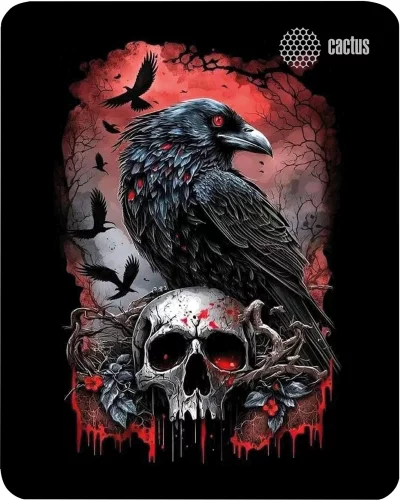 Коврик для мыши Cactus Raven 250x200x3мм (CS-MP-D14S)