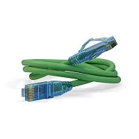 Кабельная сборка Hyperline PC-LPM-UTP-RJ45-RJ45-C6-0.5M-LSZH-GN Патч-корд U/UTP, Cat.6 (100% Fluke Component Tested), LSZH, 0.5м, зеленый