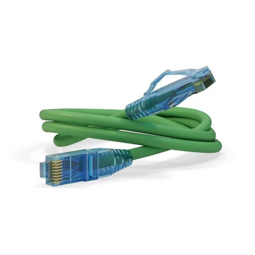 Кабельная сборка Hyperline PC-LPM-UTP-RJ45-RJ45-C6-0.5M-LSZH-GN Патч-корд U/UTP, Cat.6 (100% Fluke Component Tested), LSZH, 0.5м, зеленый