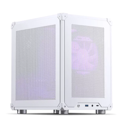 Корпус без блока питания/ Case JONSBO C6-ITX, Micro-Tower, no fan, 1xUSB-A 3.0 + 1xUSB-C 3.1, mDTX, mITX White (C6-ITX WHITE) фото 9