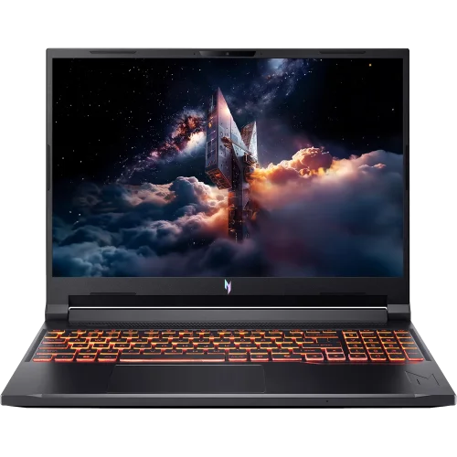 Ноутбук/ ACER Aspire Nitro V16 ANV16-42-R73R 16(1920x1200 IPS (180Hz) )/AMD Ryzen 7 260(3.8Ghz)/16384Mb/512PCISSDGb/noDVD/Ext:NVIDIA GeForce RTX 5070(8192Mb)/Cam/BT/WiFi/76WHr/war 1y/2.1kg/black/NoOS (NH.U1FER.001)