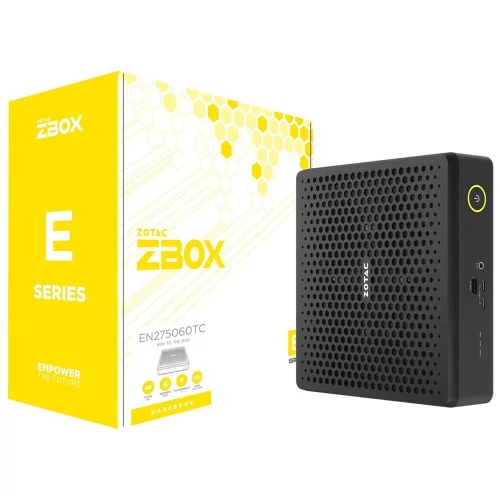 Платформа системного блока с ЦПУ Zotac ZOTAC ZBOX-EN275060TC-BE,Ultra 7 255HX, RTX 5060 Ti LAPTOP,2x DDR5 and M.2 SSD SLOTS,wifi,bt,EU plug DUAL 5G LAN, 2x DP, 1x HDMI