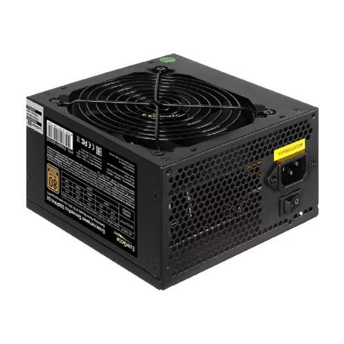 Exegate EX292195RUS Серверный БП 500W ExeGate ServerPRO 80 PLUS® Bronze 500PPH-SE (ATX, for 3U+ cases, APFC, КПД 89% (80 PLUS Bronze), 12cm fan, 24p, (4+4)p, PCIe, 5SATA, 3IDE, black) фото 2