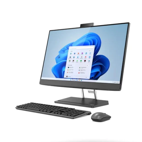 Моноблок Lenovo IdeaCentre AIO 5 27IAH7 (F0GQ0092RK) Моноблок Lenovo IdeaCentre AIO 5 27IAH7 27 QHD (2560x1440) IPS 350N, i5-13500H, 2x8GB SO-DIMM DDR5 5200, 512GB SSD M.2, , WiFi6, BT, 5.0MP+IR Cam, Wireless KB&Mouse, Win11Pro, Storm Grey, 1Y (F0GQ0092RK) фото 3