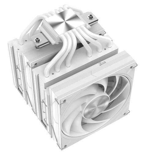Кулер для процессора/ CPU Cooler SAMA A60W (265W, 4-pin PWM, 156.5mm, 6x6mm, 2x120mm, 78CFM, 29dBA, 2200RPM, S: 1851/ 1700/ 1200/ 115X, AM5/ AM4, white) (A60-WHWNNXOX-G) фото 3