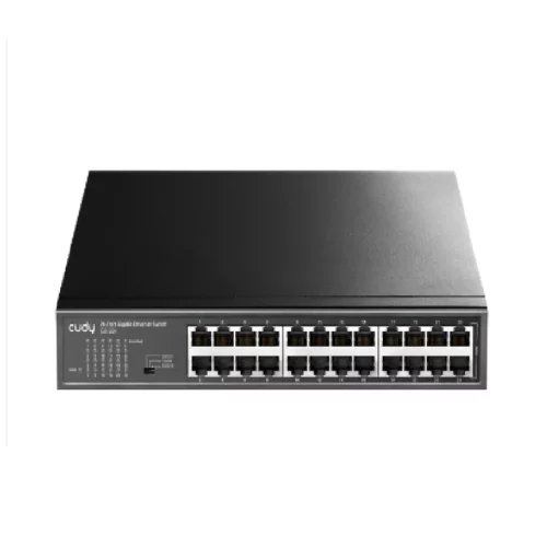 Коммутатор/ 24-Port 10/100 Mbps Switch, 24 10/100 Mbps RJ45 Ports, Switch/VLAN/Extend working mode DIP switch, Rack-mountable Steel Case, Power Saving, Plug & Play, Rack-Mount kits included (FS1024)