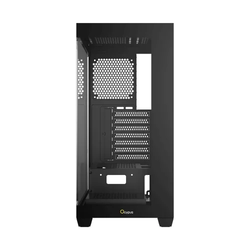 Корпус Компьютер без блока питания/ Case Ocypus Gamma C72 BK, Midi-Tower, TG, no fans, 2xUSB-A 2.0 + 1xUSB-A 3.0, ATX, mATX, mITX Black (GAMMA-C72-BKD000XX-GL) фото 2