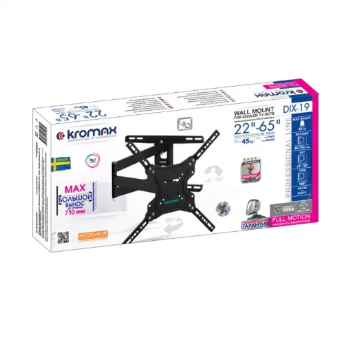 Кронштейн Kromax DIX-19 настенный для LED/LCD TV 22