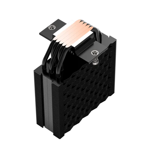 Кулер для процессора/ CPU Cooler PCCooler RT500 TC ARGB BK (245W, 4-pin PWM, 152mm, Al/Cu, 5x6mm, ARGB, 1x120mm, 73.32CFM, 34.9dBA, 2200RPM, S: 1851/1700/1200/115X, AM5/AM4, black) фото 4