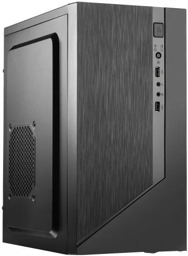 Корпус без блока питания/ Case Forza mATX, w/ o PSU, 2xUSB2.0, Black, w/ o FAN, no power cord (FZ-015)